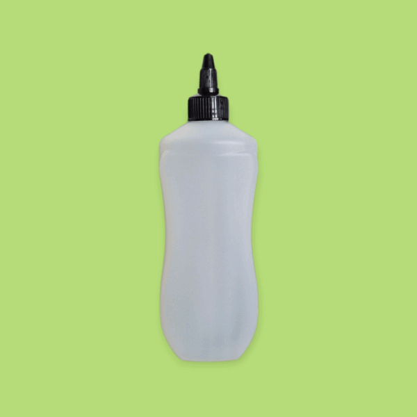 350 ml-es Ovál RIÓ HDPE flakon, 24/410 nyakkal - Image 8