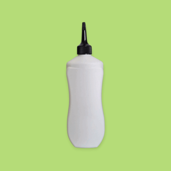 350 ml-es Ovál RIÓ HDPE flakon, 24/410 nyakkal - Image 5