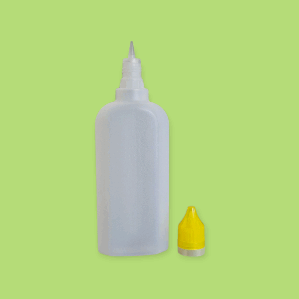 120 ml-es HDPE Ovál flakon gyerekzáras cseppkupahoz - Image 3