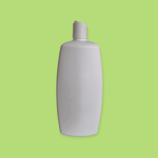 500 ml-es OVÁL Hasáb HDPE Flakon 24/410-es nyakkal - Image 8