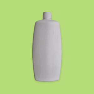 500 ml-es OVÁL Hasáb HDPE Flakon 24/410-es nyakkal