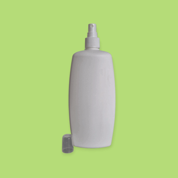 500 ml-es OVÁL Hasáb HDPE Flakon 24/410-es nyakkal - Image 6