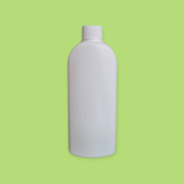 250 ml-es Ovál HDPE Flakon, 24/410-es nyakkal - Image 3